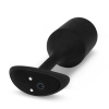 Пробка для ношения с вибрацией черная B-Vibe Vibrating Snug Plug 4_5