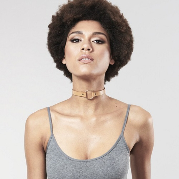 Ошейник Bijoux Indiscrets коричневый_1