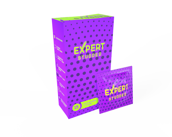 Презервативы EXPERT Studded, облегающие, точечные, 15 шт_1