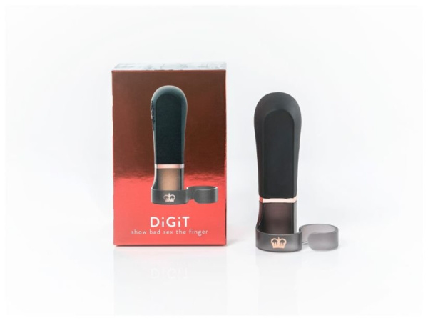 Мощный вибромассажер-стильная вибро-насадка на пальчики DiGiT_1
