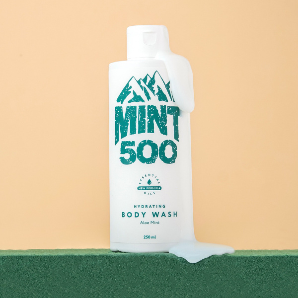 Гель-молочко увлажняющее для душа Mint500 Hydrating Body Wash 250 мл_4