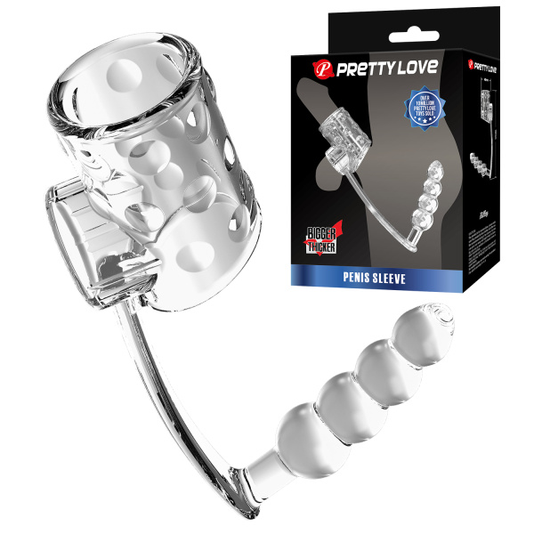 Анальная Пробка и Насадка на Член Pretty Love BI-026277M_1