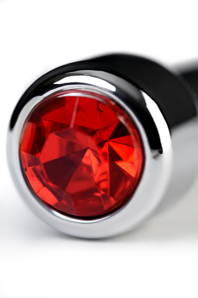 Уретральный плаг Metal by TOYFA средний, металл, серебряный со стразом, 7 см_6