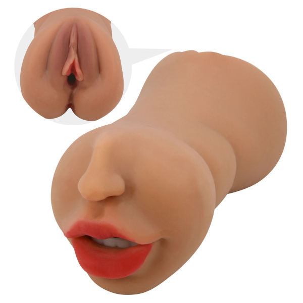 Мастурбатор Crazy Bull Zoey, ротик-вагина, загорелый_4