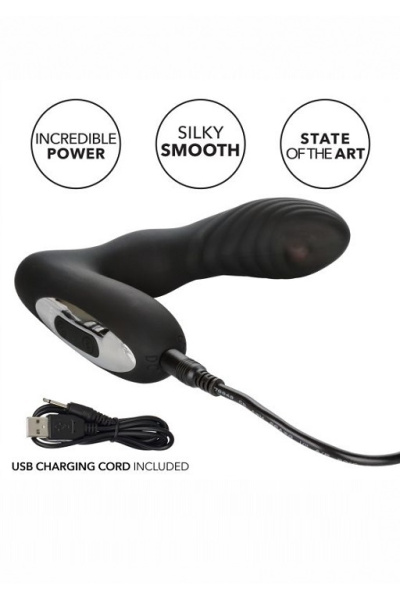 Перезарежаемый силиконовый массажер простаты Roller Ball Probe с функцией 