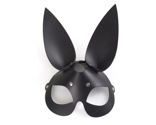 Черная эффектная маска Зайка_1
