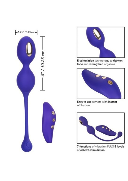 Виброшарики (тренажер Кегеля) с электростимуляцией Impulse Intimate E-Stimulator Dual Kegel_2
