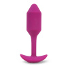 Пробка для ношения с вибрацией розовая B-Vibe Vibrating Snug Plug 2_8