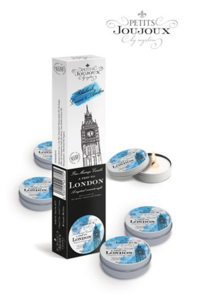 Набор из 5 массажных свечей по 33 гр. Petits Joujoux LONDON REFILL_1