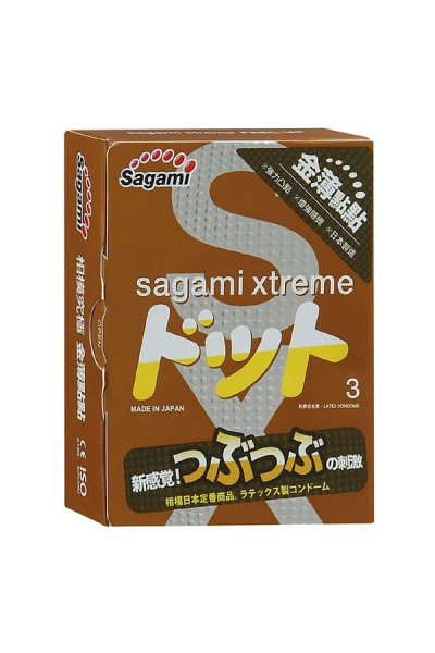 Презервативы Sagami Xtreme Feel Up усиливающие ощущения 3 шт._2