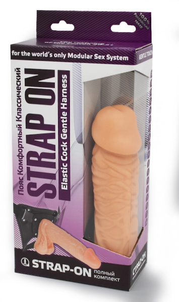 Фаллоимитатор с поясом harness ( strap-on ), l 170 мм d 52 мм арт. 285503_2