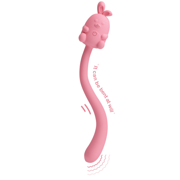 Мини-вибростимулятор Cute Bunny, розовый_4