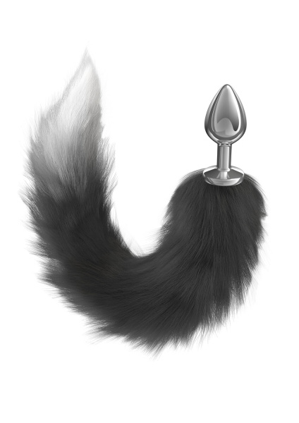 Анальная Пробка с Хвостом Diamond Starlit Black_1