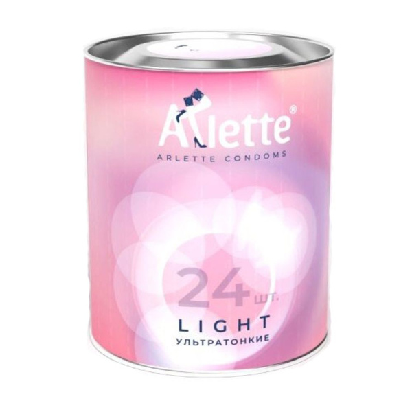 Презервативы Arlette Light ультратонкие, 24 шт._1