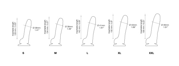 Фаллоимитатор Strap-On-Me Realistic Dildo с подвижной кожей, фуксия L, 19 см_6