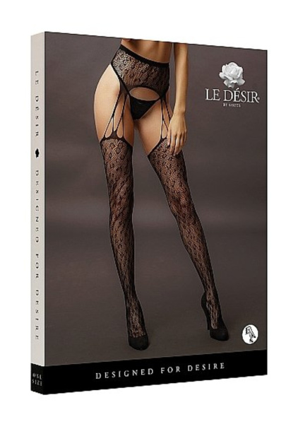 Колготки (имитация чулок) Suspender Leopard Pantyhose_1