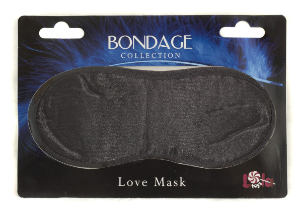 Маска на глаза BONDAGE черная_1