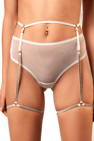 Трусики с поясом и гартерами S/M_6