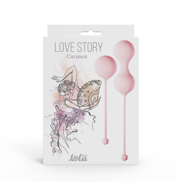 Набор вагинальных шариков Love Story Carmen Tea Rose_4