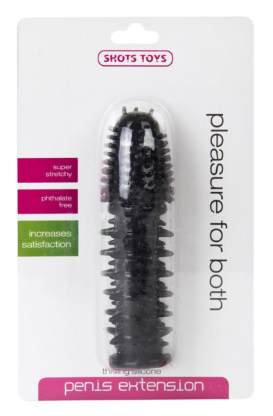 Стимулирующая насадка на пенис закрытого типа Thrilling Silicone  Penis_1