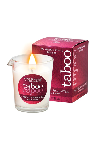 Массажное аромамасло для мужчин RUF Taboo Пылкие ласки (Сaresses ardentes), аромат папоротник, 60 мл_5