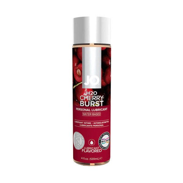 Вкусовой лубрикант "Вишня" / JO Flavored Cherry Burst 4 oz - 120 мл._1