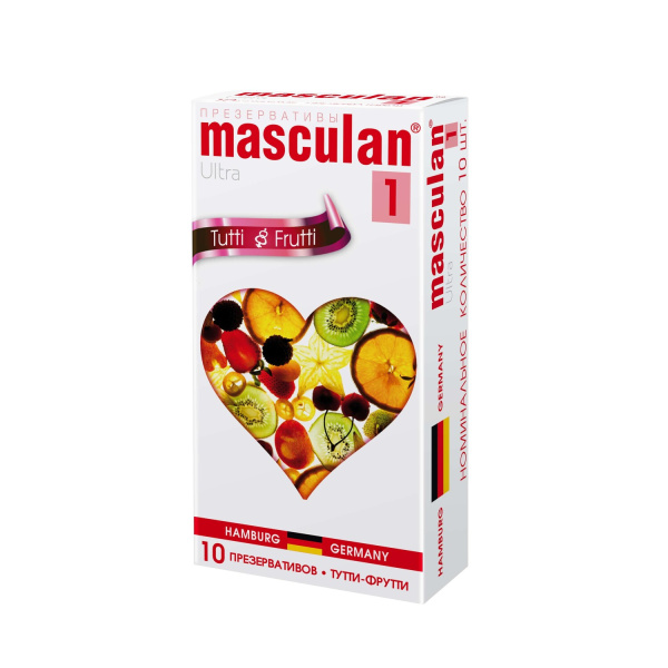 Презервативы фруктовые Masculan Tutti-Frutti, 10 шт._1