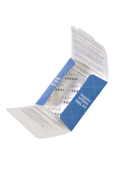 Презервативы Sagami Xtreme Feel Fit анатомические 1 шт._4