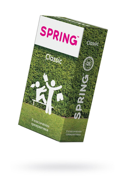 Презервативы Spring Classic, классические, латекс, 17,5 см, 9 шт_1