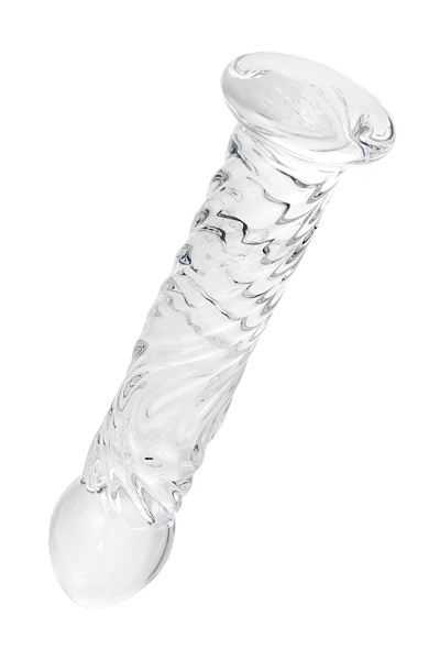 Нереалистичный фаллоимитатор Sexus Glass, стекло, прозрачный, 16,5 см_5