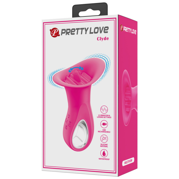 Вибратор с язычком Pretty Love BI-300080_1