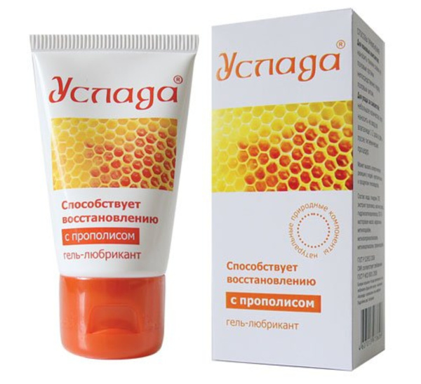 Гель - любрикант Услада с прополисом 30 г_1