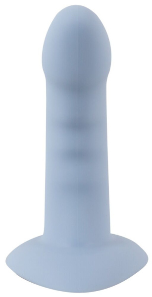 Вибростимулятор на присоске Heart Guy, голубой_6