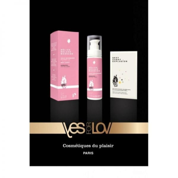 Массажное масло для тела DELICE DELUXE MASSAGE COTTON CANDY_1