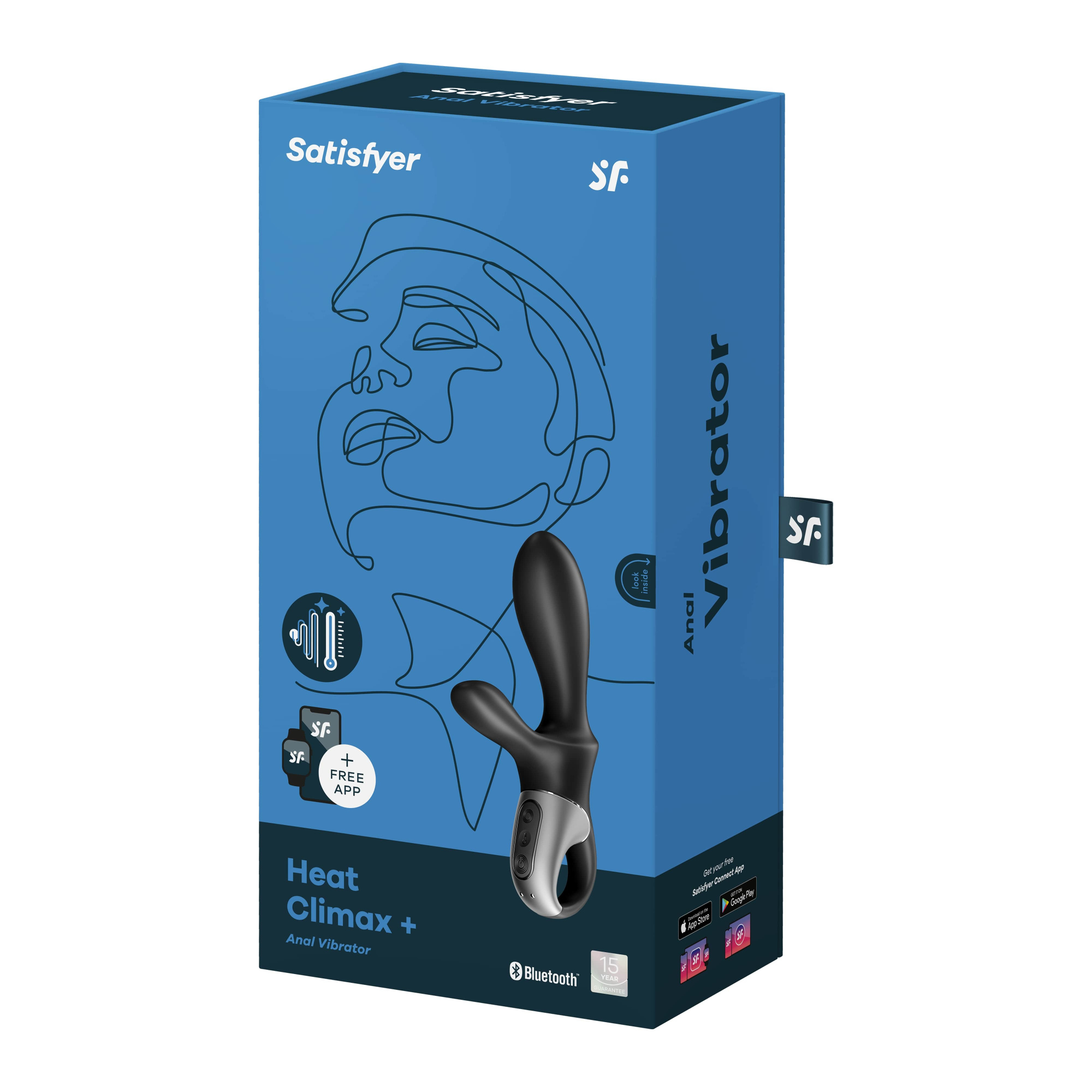 Вибратор-кролик Satisfyer Heat Climax + с функцией нагрева, черный_1