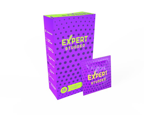Презервативы EXPERT Studded, облегающие, точечные, 15 шт_1