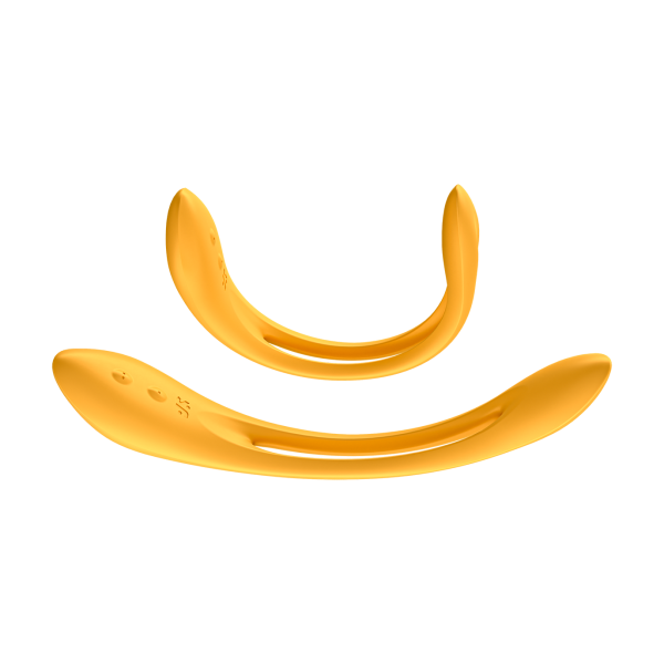 Вибромассажер Satisfyer Elastic Joy, темно-желтый_5