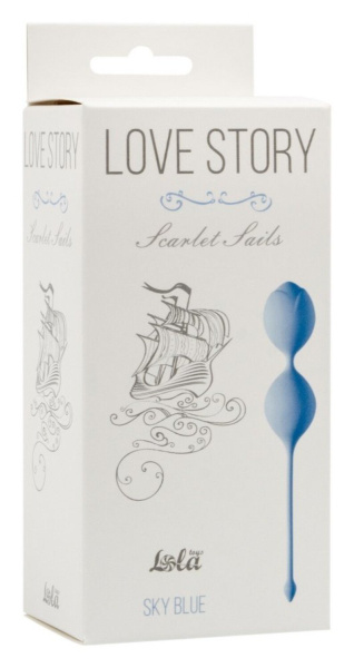 Вагинальные шарики Love Story Scarlet Sails Sky Blue_3