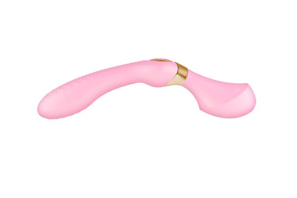 ZOA Универсальный гибкий вибростимулятор с мощным мотором, розовый_2