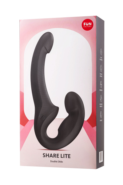 Анатомический страпон Fun Factory SHARE LITE Черный (Фан Фэктори Шэа Лайт)