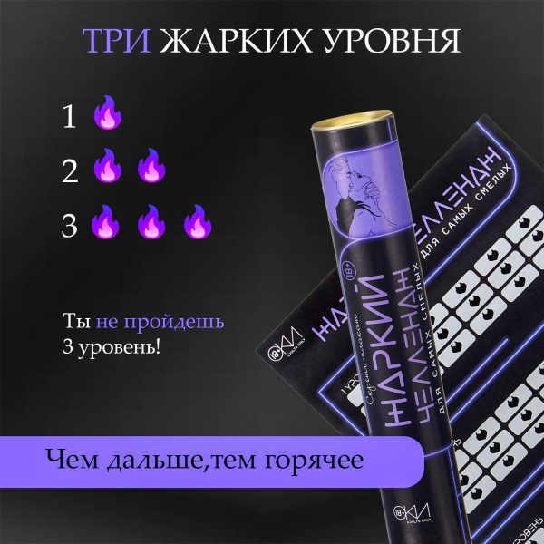 ПЛАКАТ ДЛЯ ДВОИХ ЖАРКИЙ ЧЕЛЛЕНДЖ, СО СКРЕТЧ-СЛОЕМ , А3, арт. 10071297_4