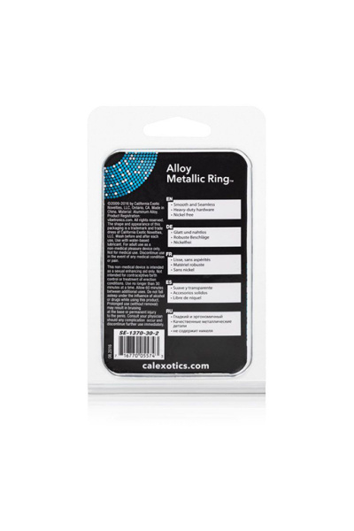 Металлическое эрекционное кольцо экстра большого размера Alloy Metallic Ring Extra- Large_2