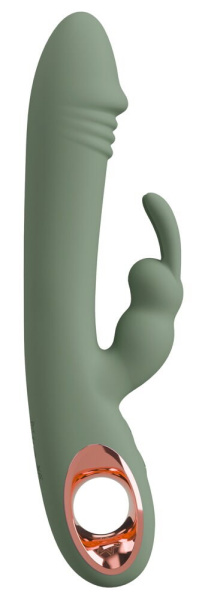 Тонкий вибратор Кролик Olive 5404509ON_4