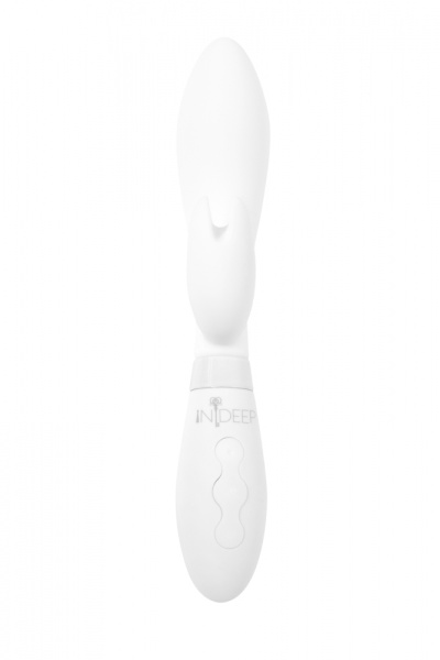 Перезаряжаемый вибратор Indeep Malena White_2
