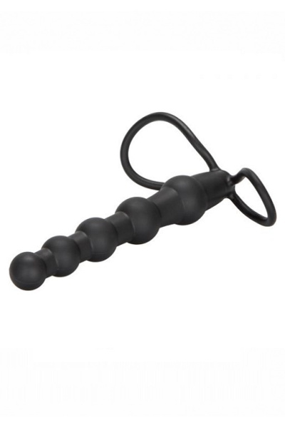 Страпон для двойного проникновения (пенетрейшен) Silicone Beaded Double Rider_2
