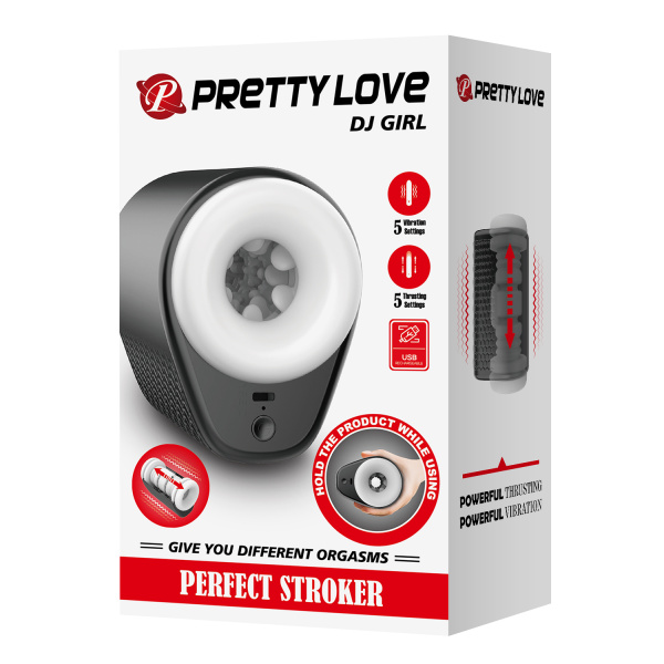 Мастурбатор с вибрацией Pretty Love DJ Girl BM-00900T92_1