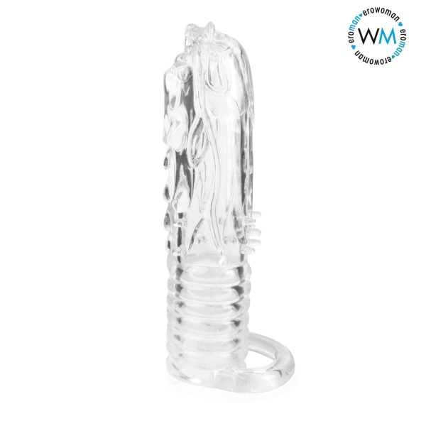 Насадка закрытая crystal sleeve dragon в форме дракона_1