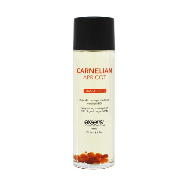 Органическое массажное масло с камнями CARNELIAN APRICOT (Абрикос)_2