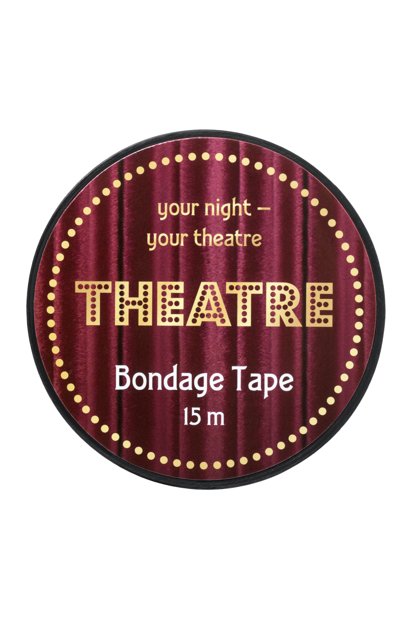 Бондажный скотч TOYFA Theatre, черный, 15 м._4