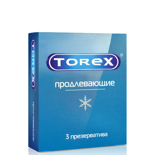 Пролонгирующие презервативы Torex, 3 шт_1